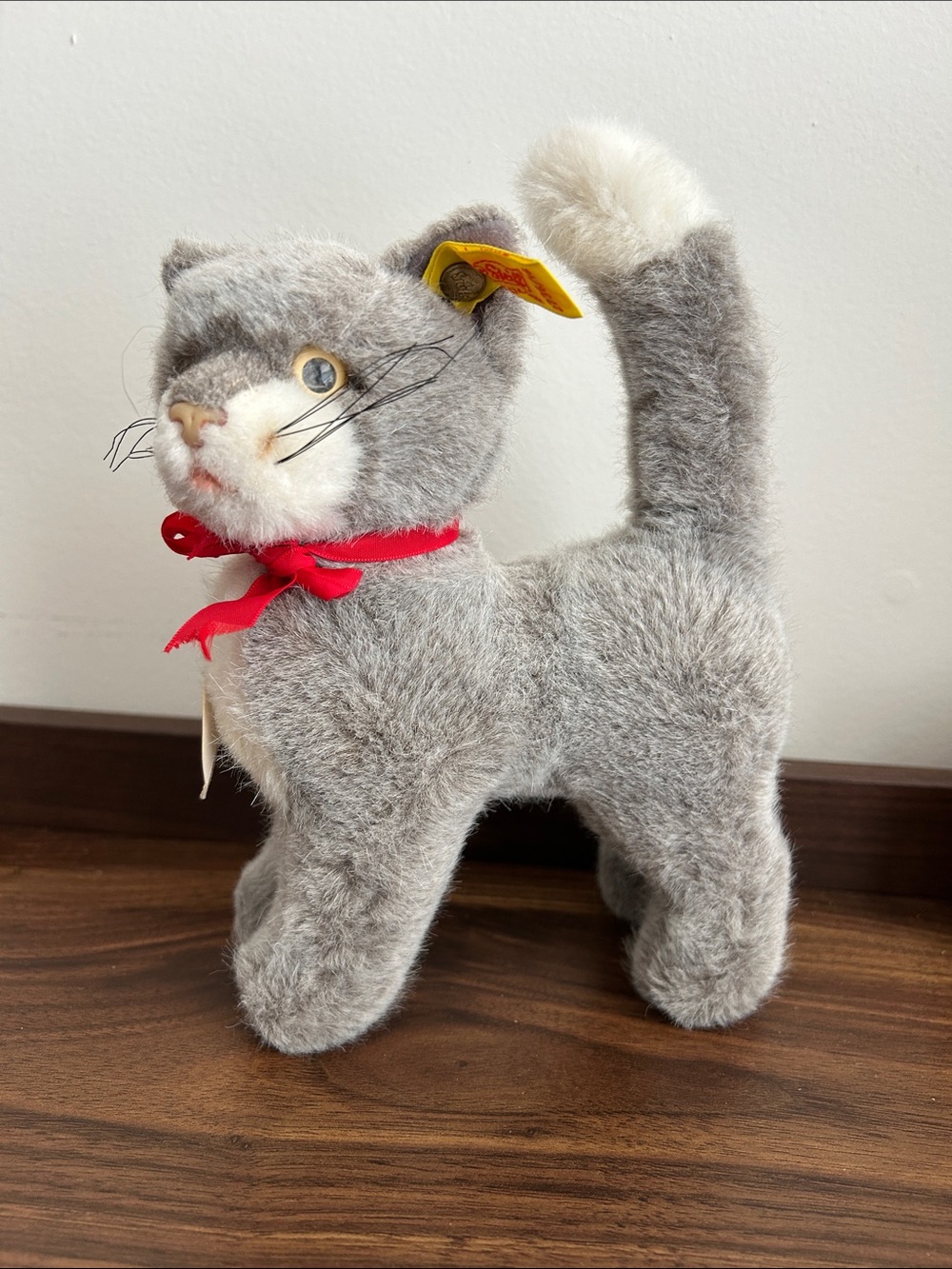 Vintage Steiff Cattie Cat with tags